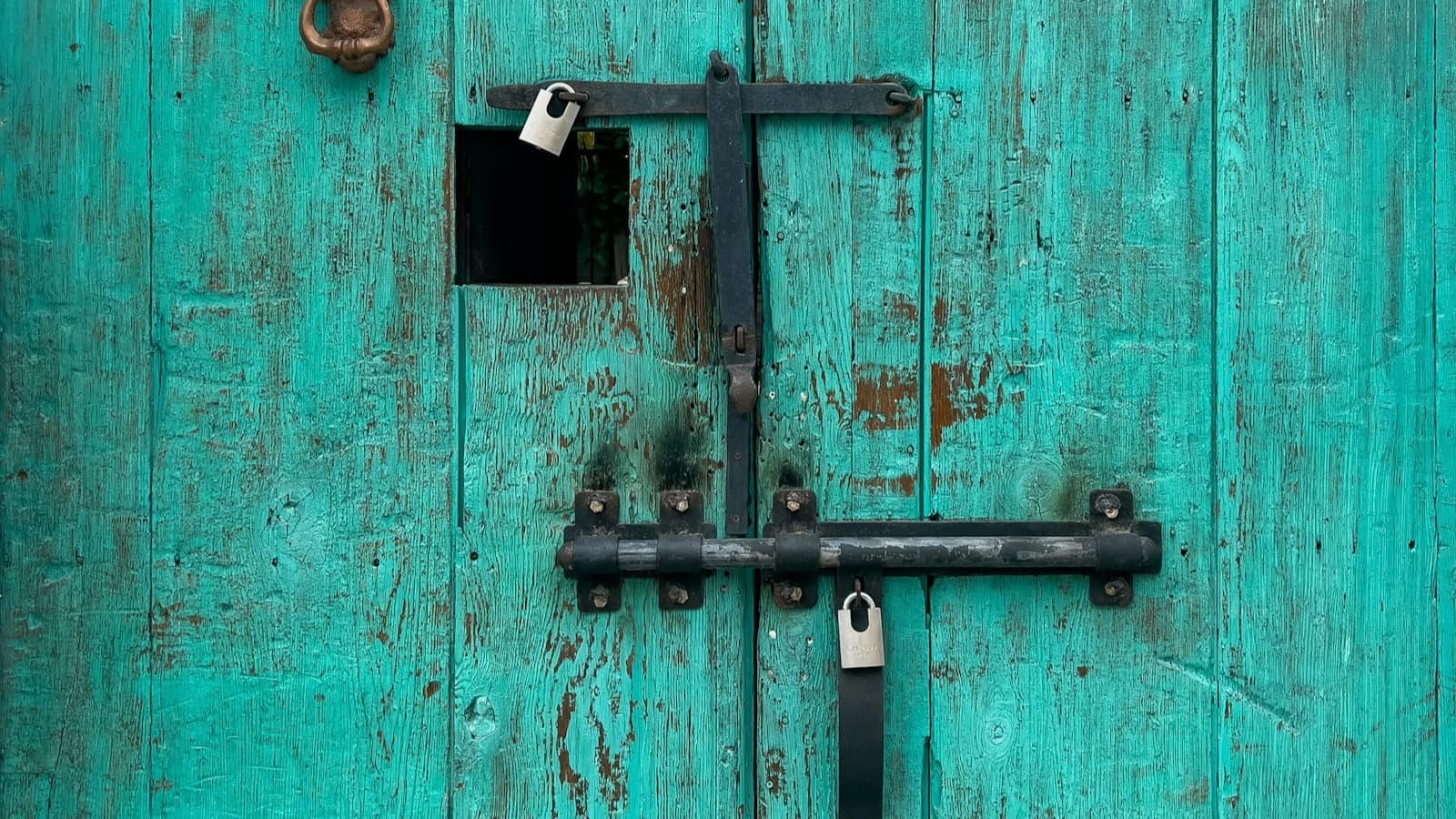 Front door of a home opened by a residential locksmith